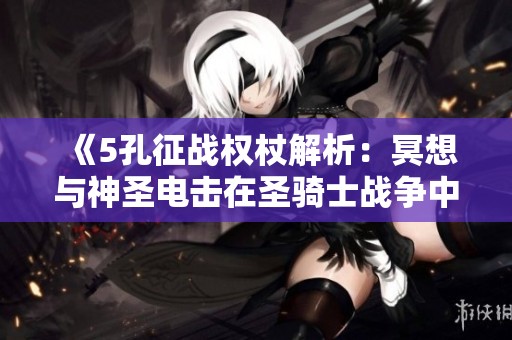 《5孔征战权杖解析：冥想与神圣电击在圣骑士战争中的应用》