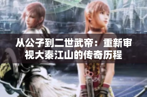 从公子到二世武帝：重新审视大秦江山的传奇历程