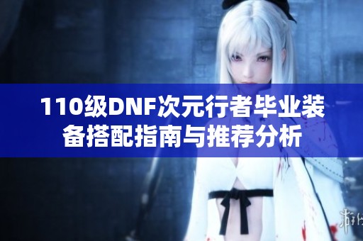 110级DNF次元行者毕业装备搭配指南与推荐分析
