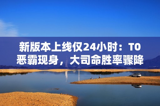 新版本上线仅24小时：T0恶霸现身，大司命胜率骤降，典韦强势崛起
