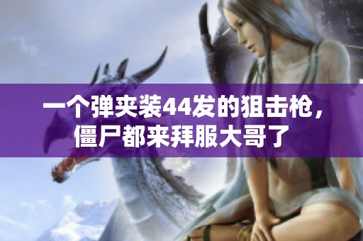 一个弹夹装44发的狙击枪，僵尸都来拜服大哥了