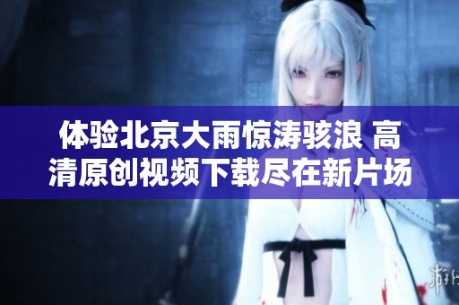 体验北京大雨惊涛骇浪 高清原创视频下载尽在新片场