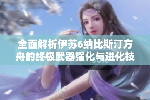 全面解析伊苏6纳比斯汀方舟的终极武器强化与进化技巧