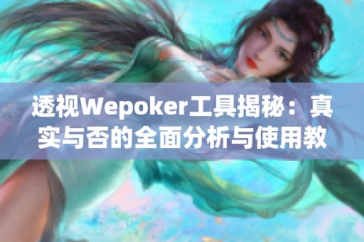 透视Wepoker工具揭秘：真实与否的全面分析与使用教程