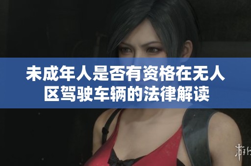 未成年人是否有资格在无人区驾驶车辆的法律解读