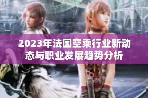 2023年法国空乘行业新动态与职业发展趋势分析