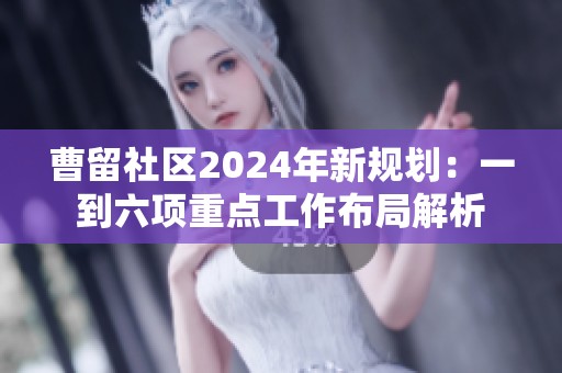 曹留社区2024年新规划：一到六项重点工作布局解析