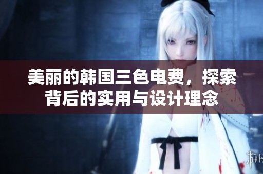 美丽的韩国三色电费，探索背后的实用与设计理念