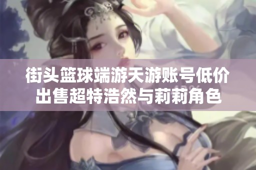 街头篮球端游天游账号低价出售超特浩然与莉莉角色