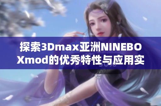探索3Dmax亚洲NINEBOXmod的优秀特性与应用实例