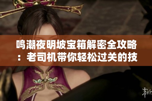 鸣潮夜明坡宝箱解密全攻略：老司机带你轻松过关的技巧分享