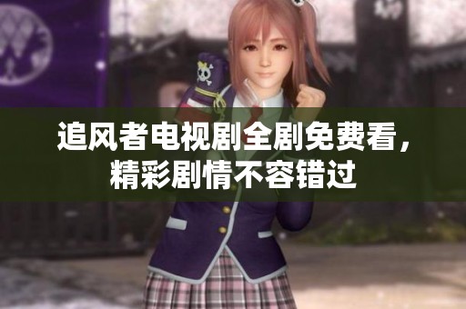 追风者电视剧全剧免费看，精彩剧情不容错过