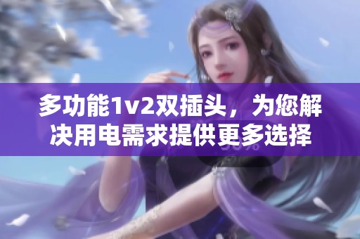 多功能1v2双插头，为您解决用电需求提供更多选择