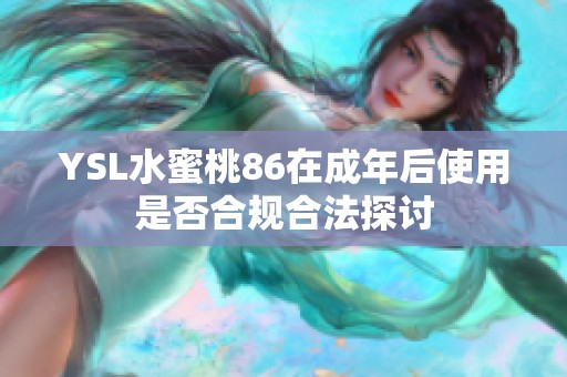 YSL水蜜桃86在成年后使用是否合规合法探讨