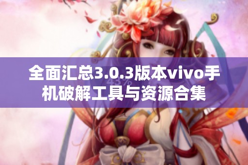全面汇总3.0.3版本vivo手机破解工具与资源合集