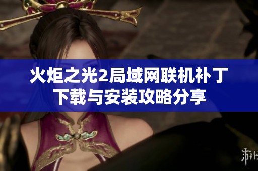 火炬之光2局域网联机补丁下载与安装攻略分享
