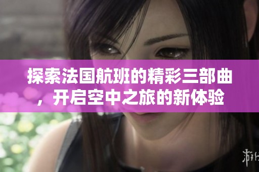 探索法国航班的精彩三部曲，开启空中之旅的新体验