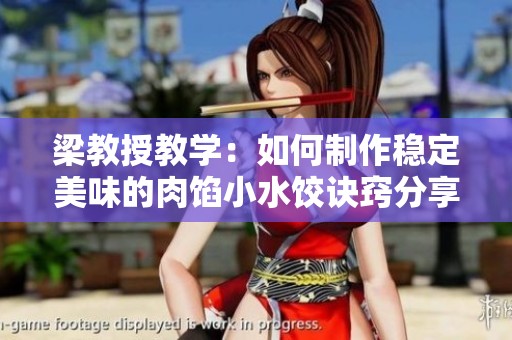 梁教授教学：如何制作稳定美味的肉馅小水饺诀窍分享