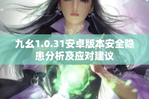 九幺1.0.31安卓版本安全隐患分析及应对建议