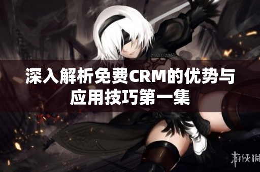 深入解析免费CRM的优势与应用技巧第一集