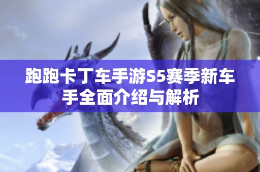 跑跑卡丁车手游S5赛季新车手全面介绍与解析