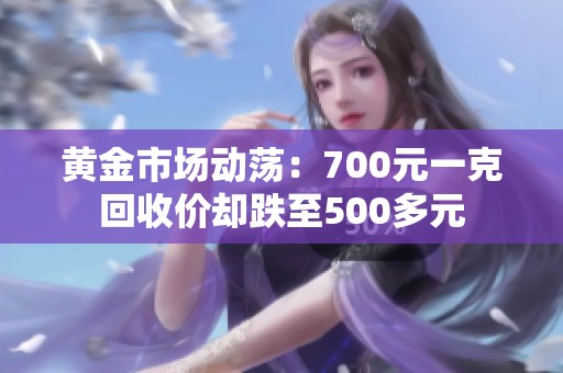 黄金市场动荡：700元一克回收价却跌至500多元
