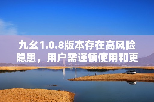 九幺1.0.8版本存在高风险隐患，用户需谨慎使用和更新