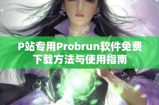 P站专用Probrun软件免费下载方法与使用指南