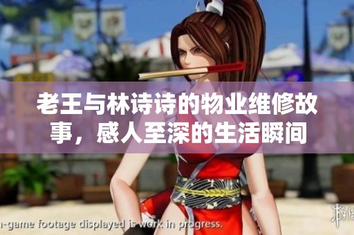 老王与林诗诗的物业维修故事，感人至深的生活瞬间