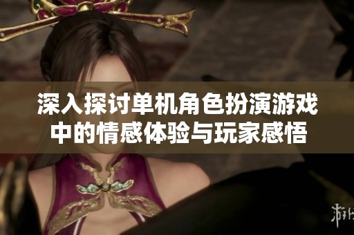 深入探讨单机角色扮演游戏中的情感体验与玩家感悟