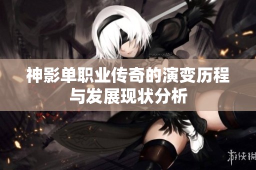神影单职业传奇的演变历程与发展现状分析