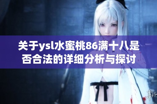 关于ysl水蜜桃86满十八是否合法的详细分析与探讨