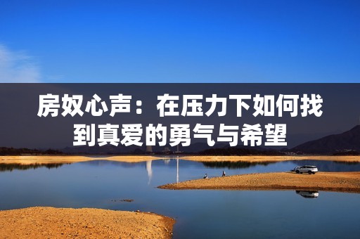 房奴心声：在压力下如何找到真爱的勇气与希望