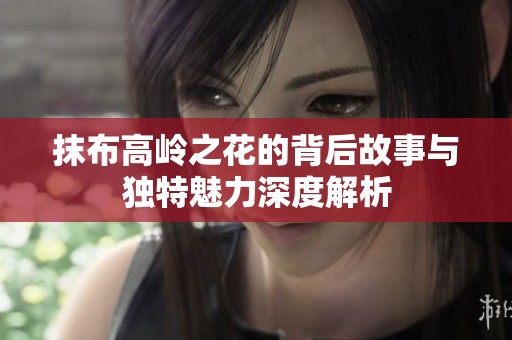 抹布高岭之花的背后故事与独特魅力深度解析