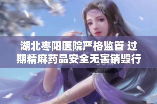 湖北枣阳医院严格监管 过期精麻药品安全无害销毁行动
