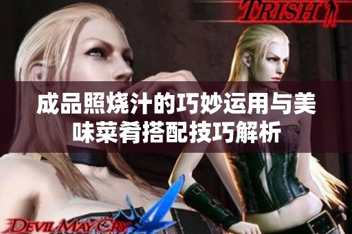 成品照烧汁的巧妙运用与美味菜肴搭配技巧解析