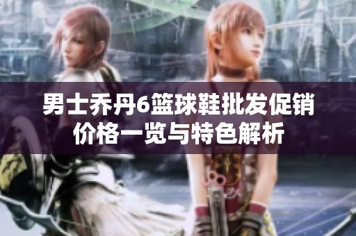 男士乔丹6篮球鞋批发促销价格一览与特色解析