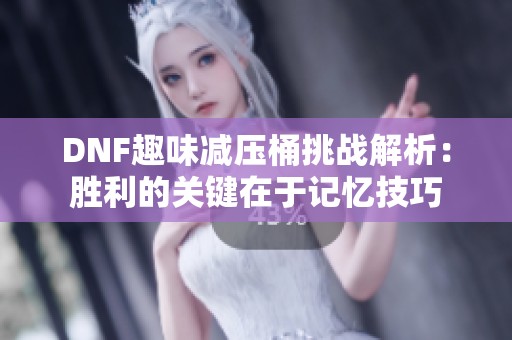 DNF趣味减压桶挑战解析：胜利的关键在于记忆技巧