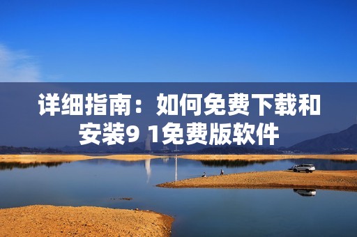 详细指南：如何免费下载和安装9 1免费版软件
