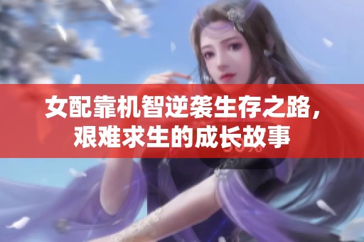 女配靠机智逆袭生存之路，艰难求生的成长故事
