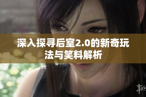 深入探寻后室2.0的新奇玩法与笑料解析