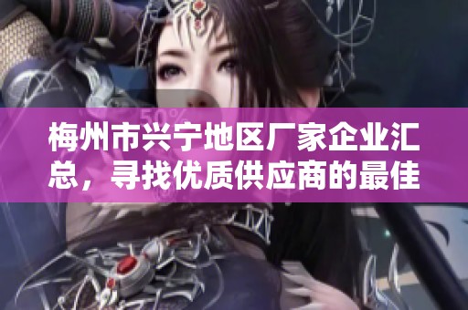 梅州市兴宁地区厂家企业汇总，寻找优质供应商的最佳选择