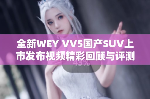 全新WEY VV5国产SUV上市发布视频精彩回顾与评测