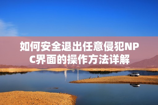 如何安全退出任意侵犯NPC界面的操作方法详解