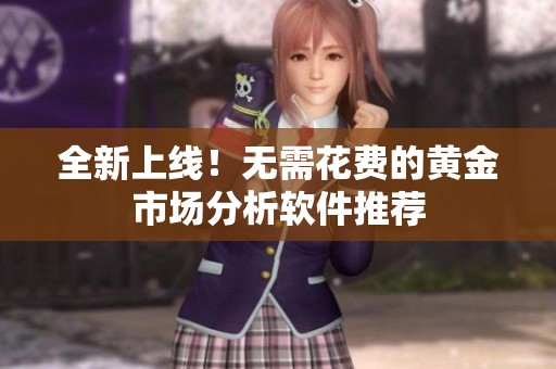 全新上线！无需花费的黄金市场分析软件推荐
