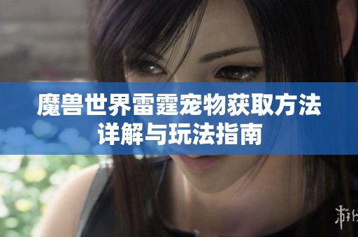 魔兽世界雷霆宠物获取方法详解与玩法指南