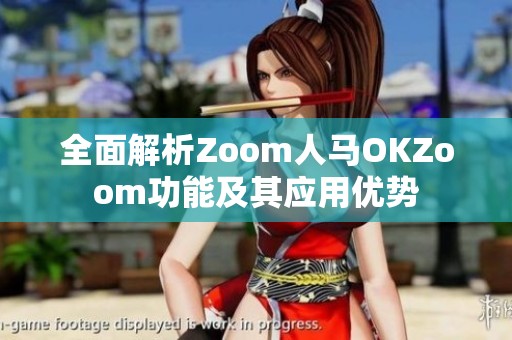 全面解析Zoom人马OKZoom功能及其应用优势