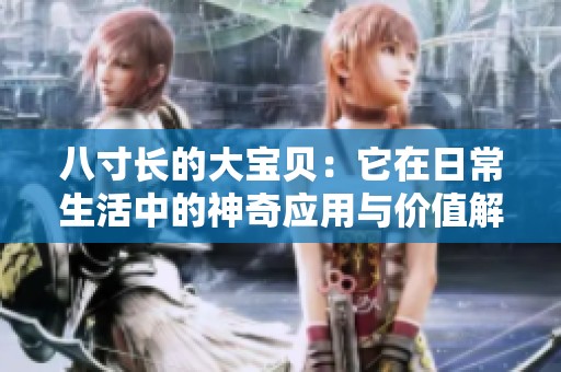 八寸长的大宝贝：它在日常生活中的神奇应用与价值解析