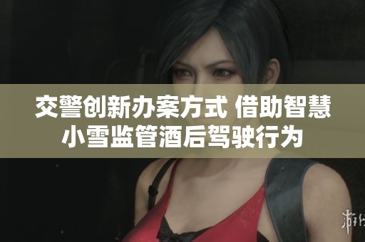 交警创新办案方式 借助智慧小雪监管酒后驾驶行为