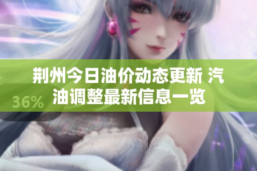 荆州今日油价动态更新 汽油调整最新信息一览